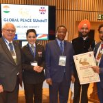 The Royal India Restaurant Group CEO and Founder, Jagjit Singh Honored with The Nelson Mandela Leadership Award by the NRI Welfare Society of India at the Global Peace Summit in London