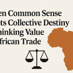 When Common Sense Meets Collective Destiny: Rethinking Value in African Trade